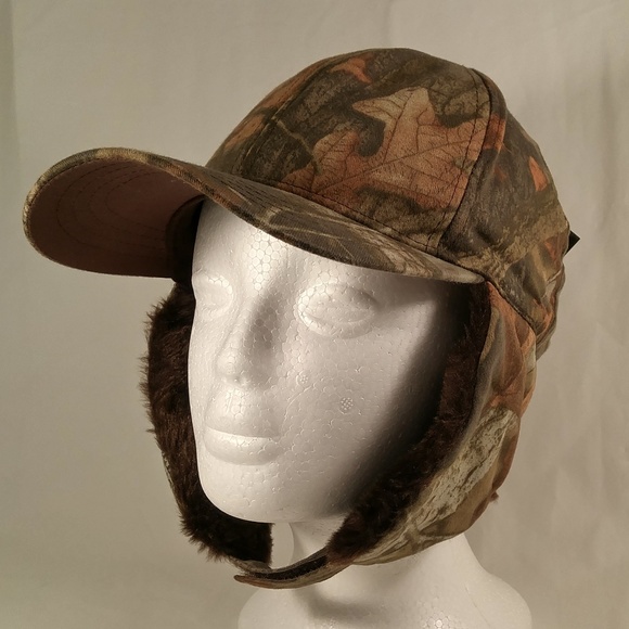 camo hat with ear flaps